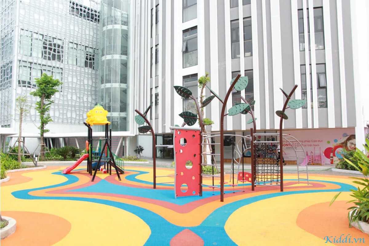 Dự án sân chơi cho bé tại trường mầm non Sakura - Dương Kinh, Hải Phòng